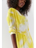 Yellow chiffon maxi dress 30890 - Online store - Boutique